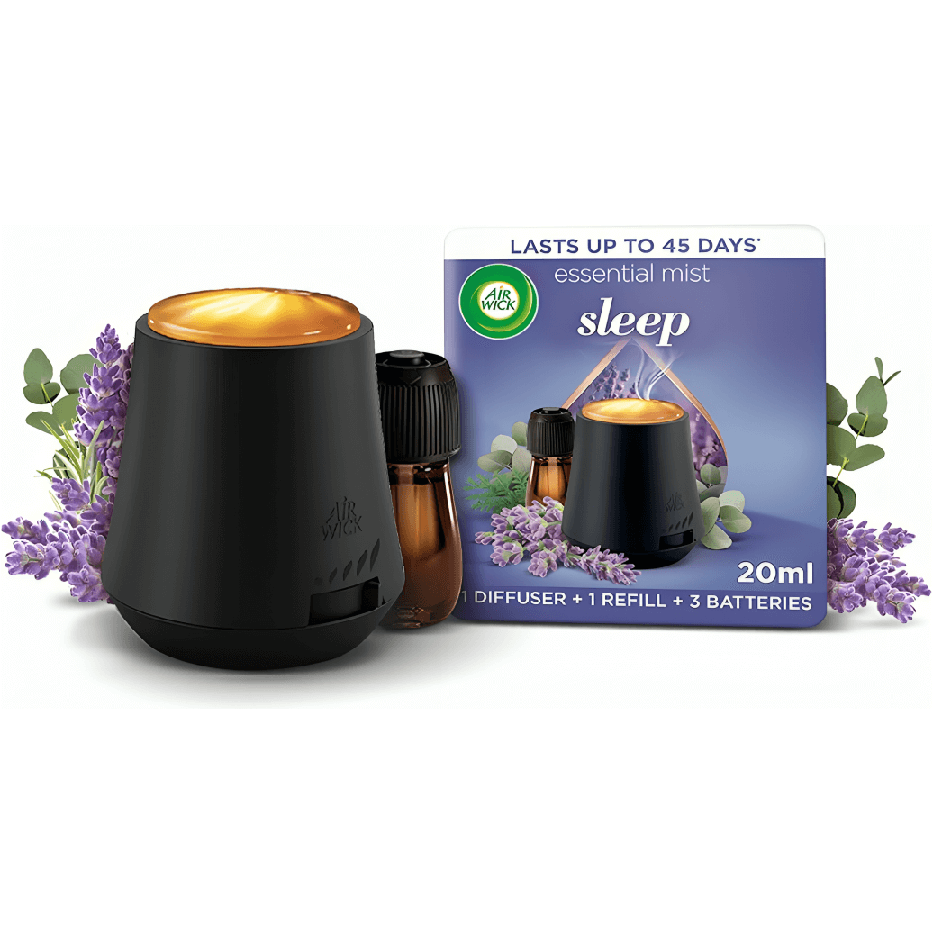 Air Wick Essential Mist Diffuser Kits, 1 Device & 1 Refill (Scent Options)