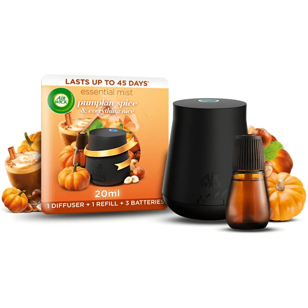 Air Wick Essential Mist Diffuser Kits, 1 Device & 1 Refill (Scent Options)