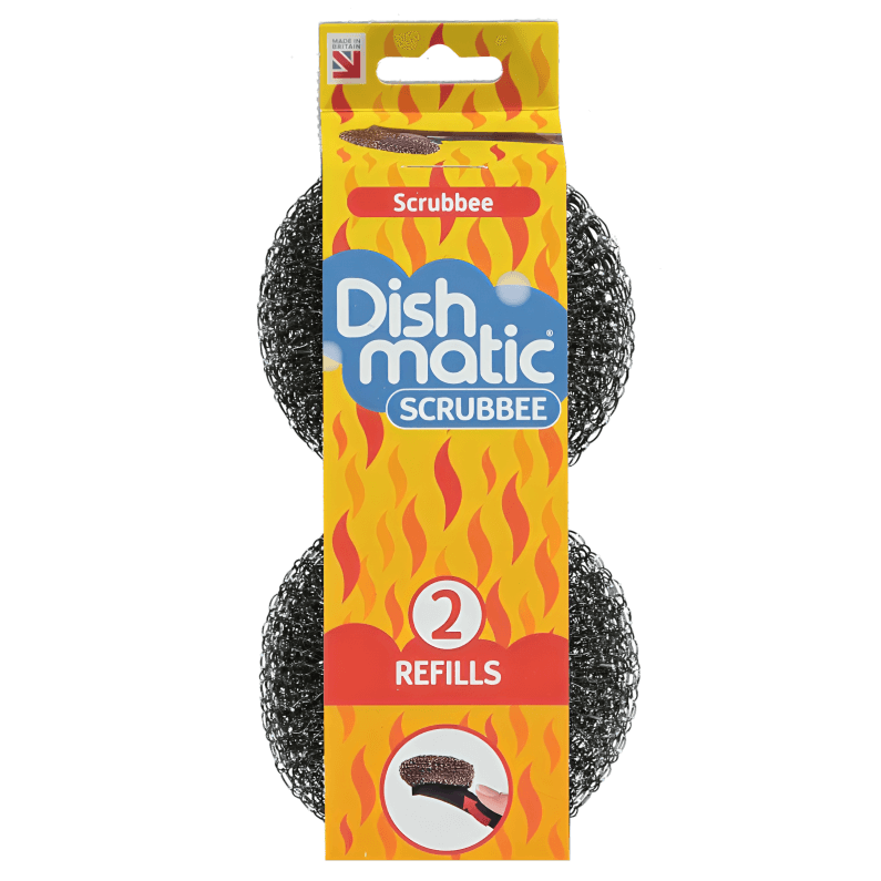 Dishmatic Scrubee Refill, 2 Pack