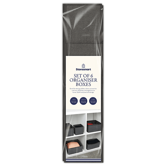 Organiser Boxes, Set of 6