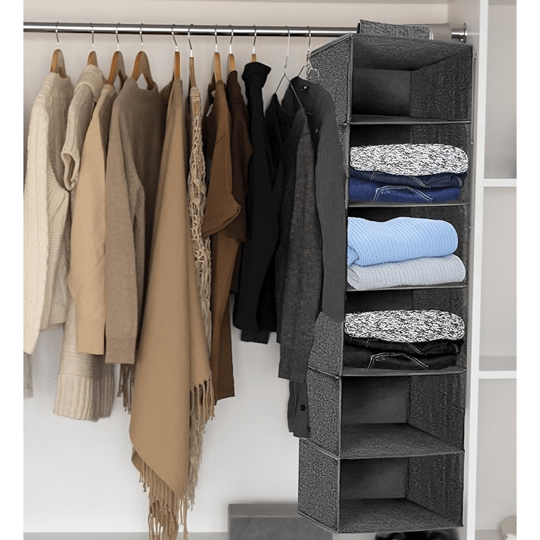 Hanging Garment Organiser, 6 Shelves