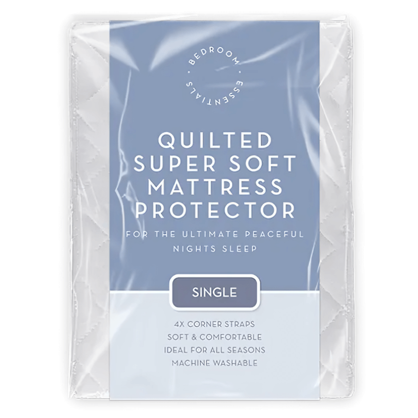 Quilted Super Soft Mattress Protector - Single