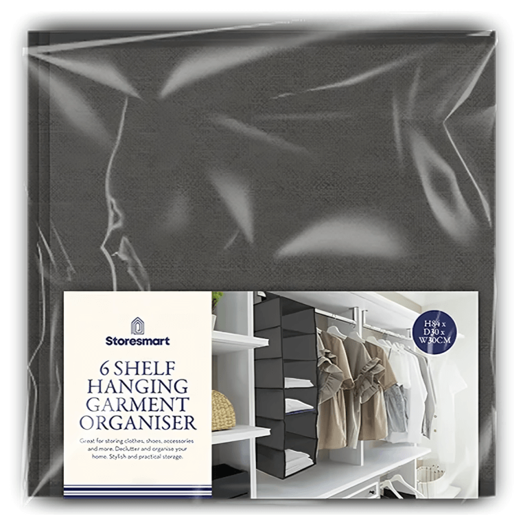 Hanging Garment Organiser, 6 Shelves