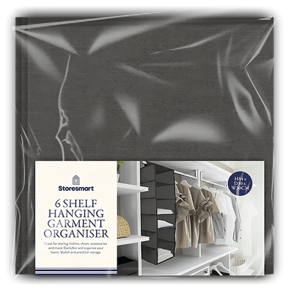 Hanging Garment Organiser, 6 Shelves