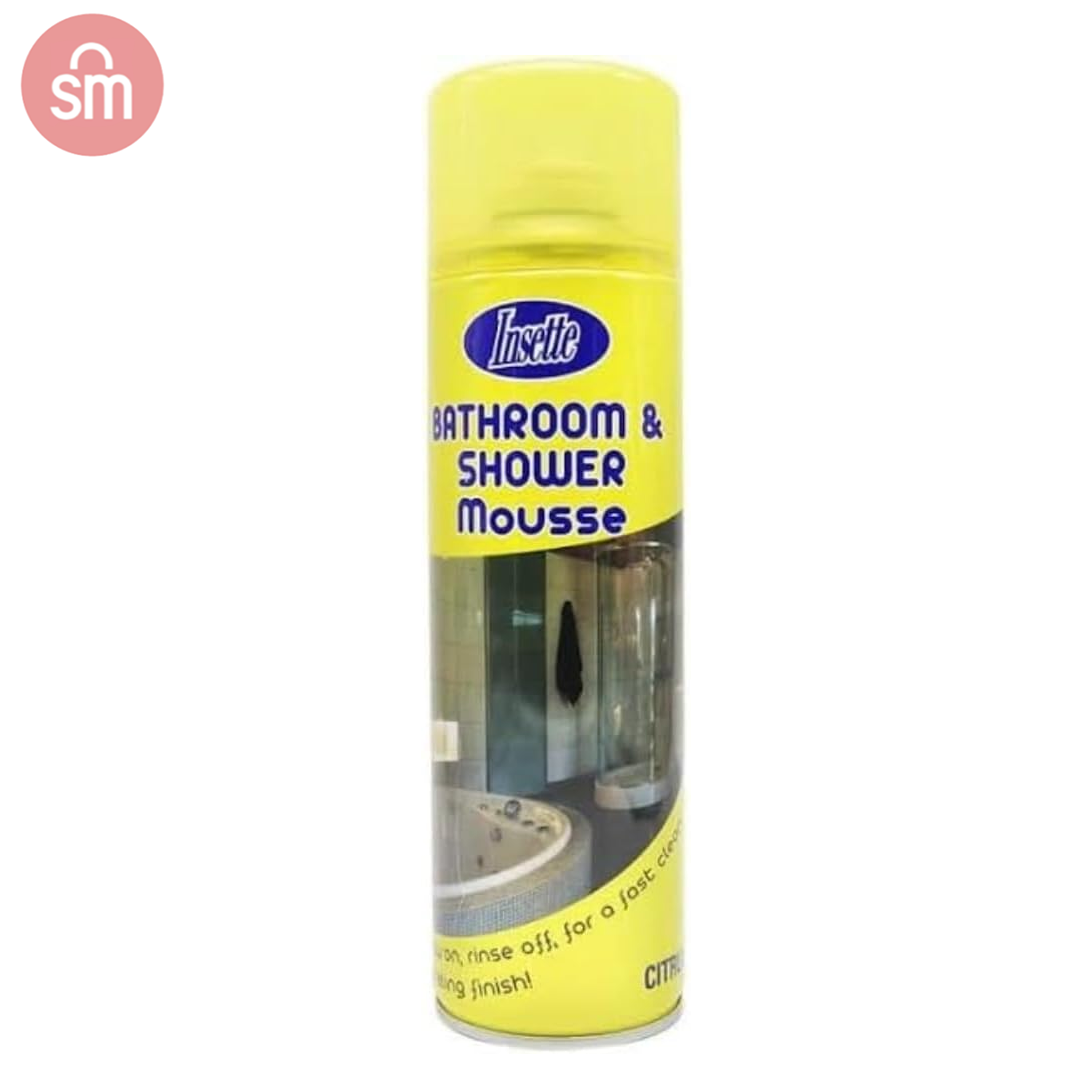 Insette Foam Mousse Bathroom and Shower Cleaner