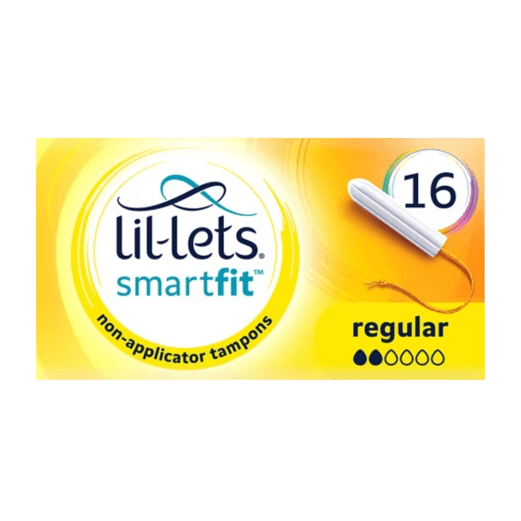 Lil-Lets SmartFit Non-Applicator Tampons Regular 16 Pack