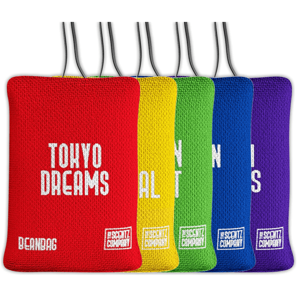 SCENTZ Luxury Car Air Freshener Hanging Beanbags (Scent Options)