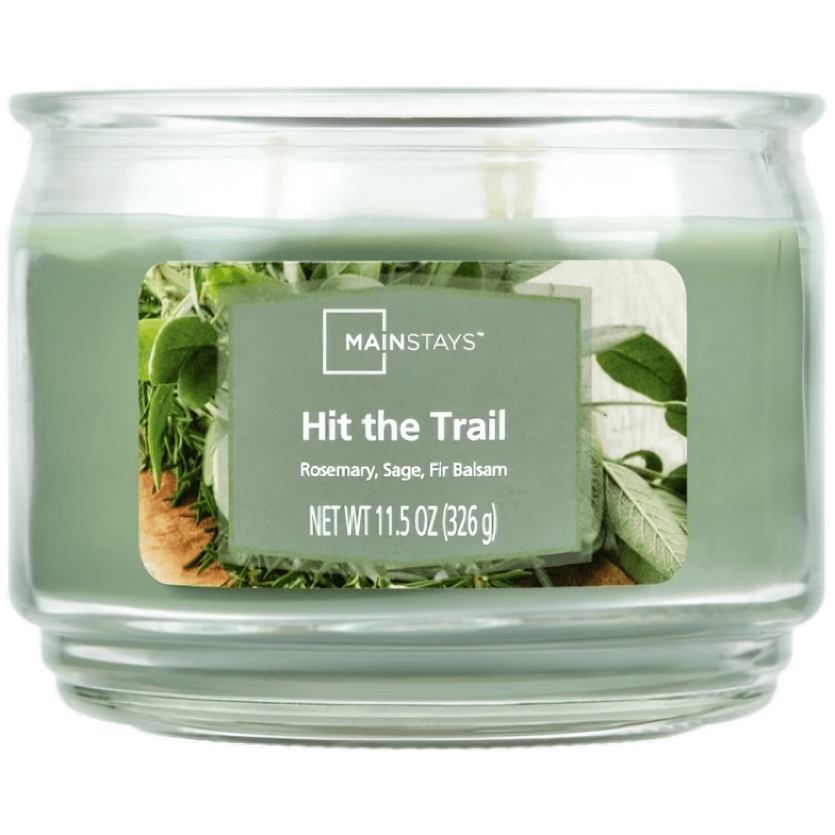 Mainstays 3 Wick Glass Jar Candle 326g (Scent Options)