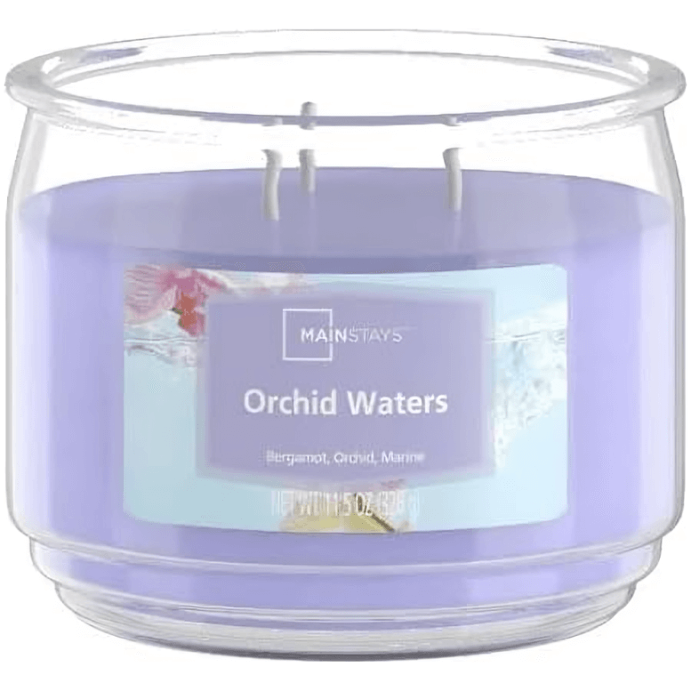 Mainstays 3 Wick Glass Jar Candle 326g (Scent Options)