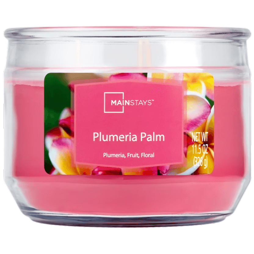 Mainstays 3 Wick Glass Jar Candle 326g (Scent Options)