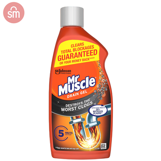 Mr Muscle Drain Unblocker Gel 500ml For Fast Drain Cleaning