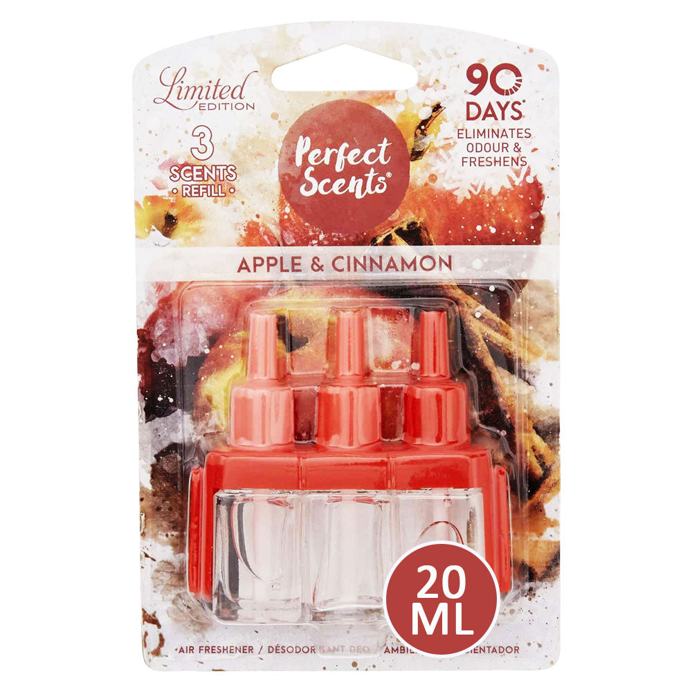 PERFECT SCENTS REFILL APPLE & CINNAMON 20ML