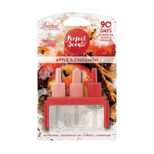 Perfect Scents Apple & Cinnamon Air Freshener Refill - Compatible with 3volution