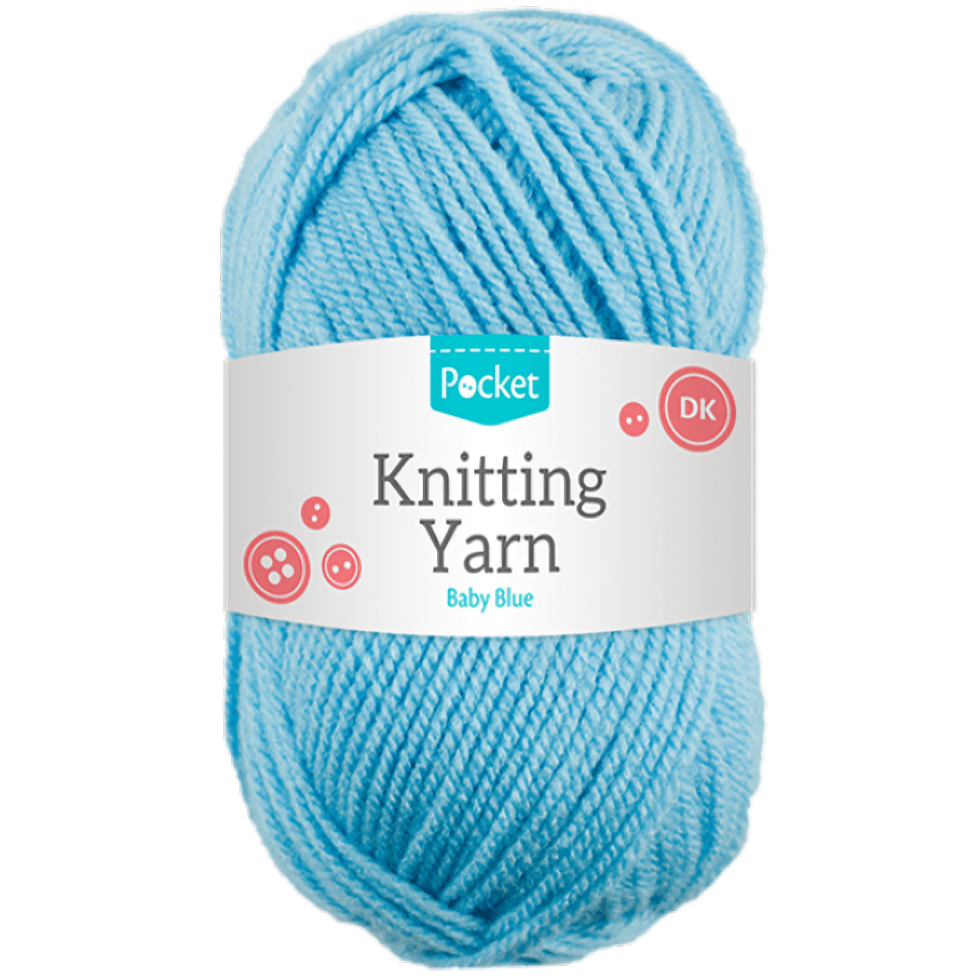 Pocket Acrylic Knitting Yarn 75g (Colour Options)