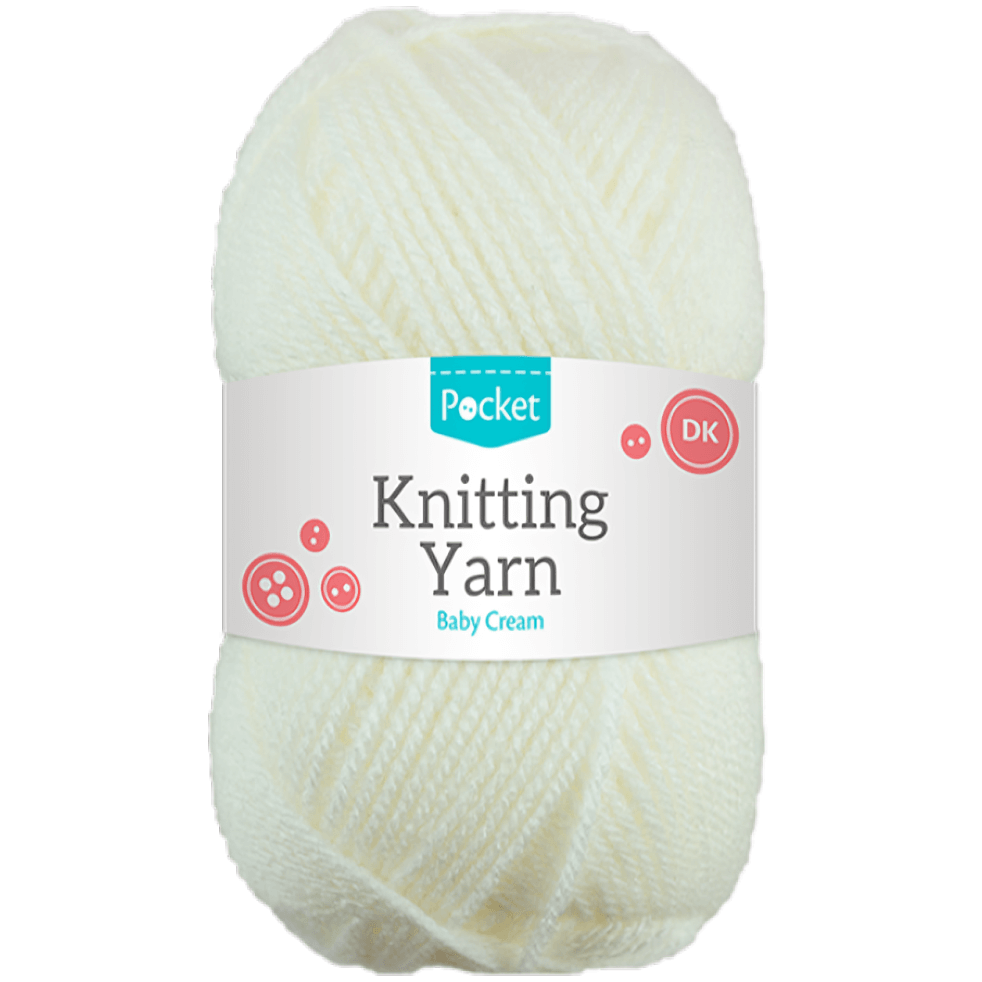 Pocket Acrylic Knitting Yarn 75g (Colour Options)