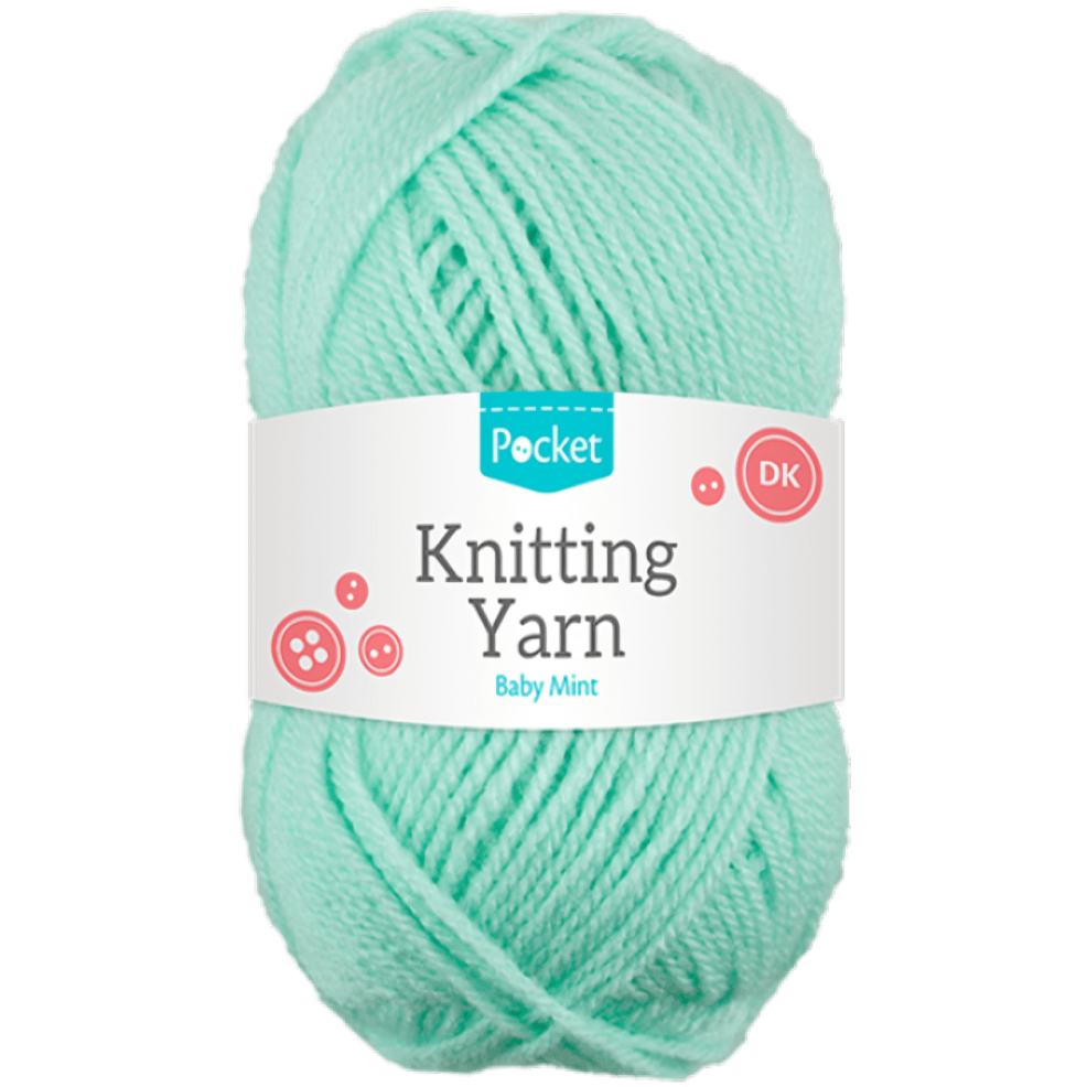 Pocket Acrylic Knitting Yarn 75g (Colour Options)