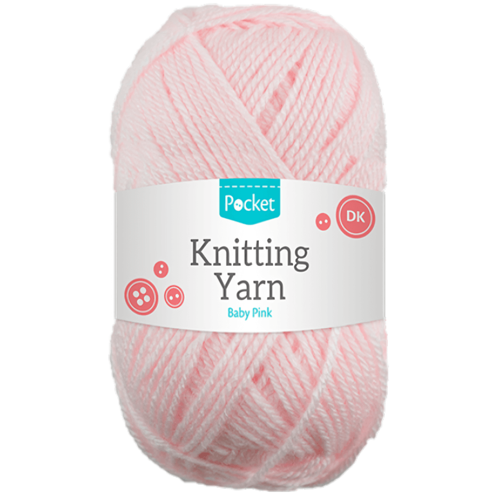 Pocket Acrylic Knitting Yarn 75g (Colour Options)