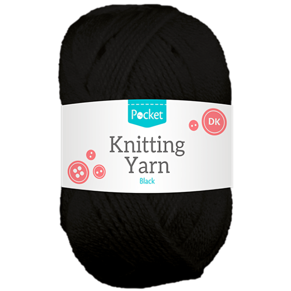 Pocket Acrylic Knitting Yarn 75g (Colour Options)