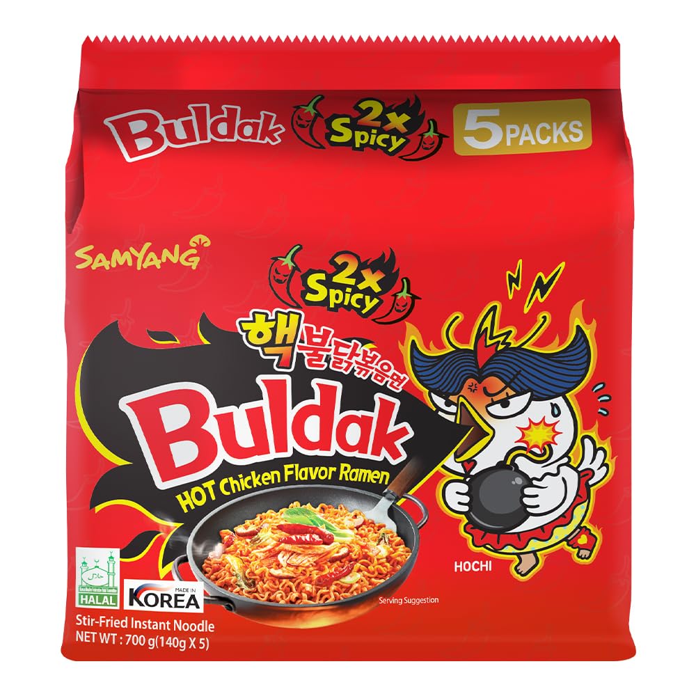 Samyang 2X Spicy Hot Chicken Ramen 140G ( Assorted Sizes)