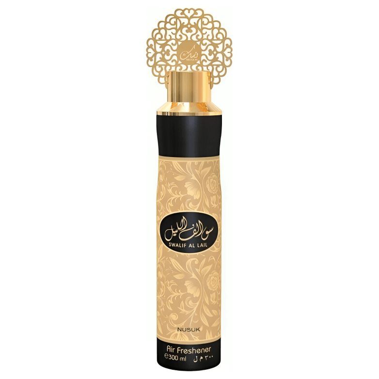 Swalif Al Lail air freshener with dark woody and amber notes