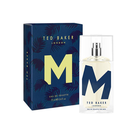 Ted Baker M Eau de Toilette for Men fragrance bottle â€“ fresh masculine scent with woody aromatic notes