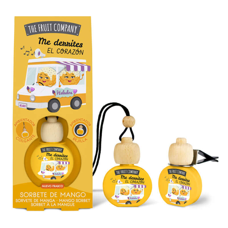 The Fruit Company Mango Sorbet Car Air Freshener