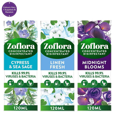Zoflora Concentrate Disinfectant 120ml (Assorted variants)